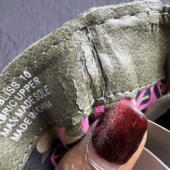 Rock & Candy Military Style Kiss Bliss Lace Up Boots Olive SZ US 10 NEW Gorpcore - Picture 10 of 11